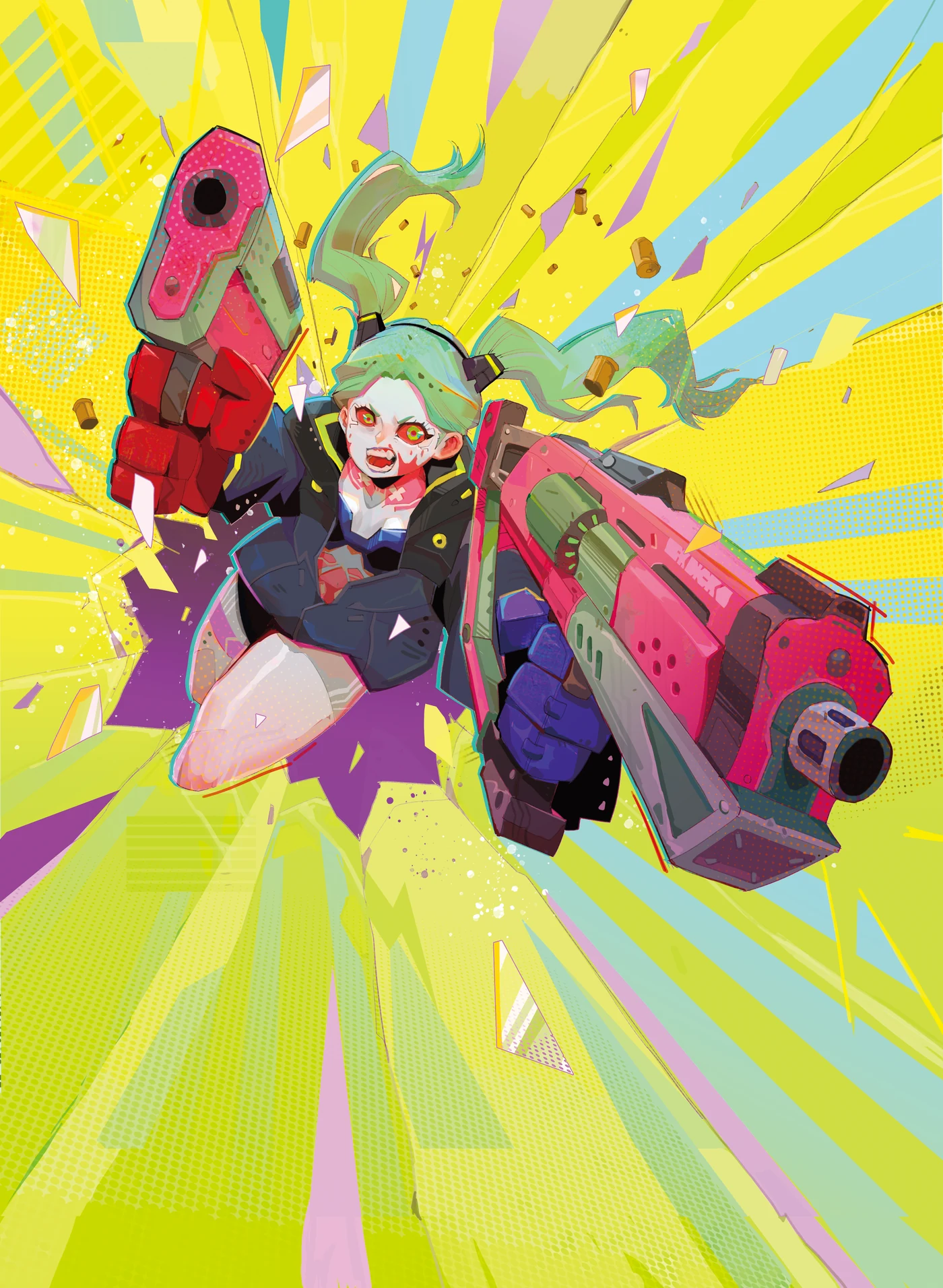Rebecca: Having a Moment — Cyberpunk TCG promo